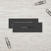 Minimaliste noir simple et professionnel