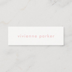 Carte De Visite Mini Mise en réseau millénaire à la mode de médias 