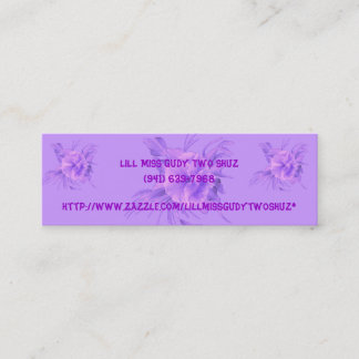 Carte De Visite Mini Mlle Gudy deux Shuz de Lill