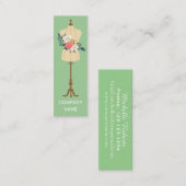 Carte De Visite Mini Mode Design Robe Faire Des Vêtements Mannequin (Devant / Derrière)