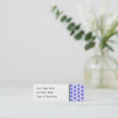 Carte De Visite Mini Modèle de fleur (Debout devant)