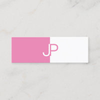 Modèle monogramme rose élégant tendance