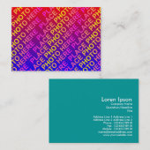 Carte De Visite Mini Modèle Photocard (Devant / Derrière)