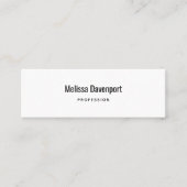 Carte De Visite Mini Modèle professionnel 15 (Devant)