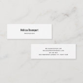 Carte De Visite Mini Modèle professionnel 15 (Devant / Derrière)