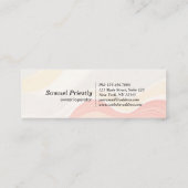 Carte De Visite Mini Modern House Cleaning Maid Service Housekeeping (Dos)