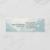 Carte De Visite Mini Modern House Cleaning Maid Service Housekeeping (Dos)