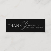 Carte De Visite Mini Modern Mini Packaging Inserts For Online Shops (Devant)