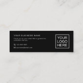 Carte De Visite Mini Modern Mini Packaging Inserts For Online Shops (Dos)