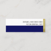 Carte De Visite Mini moderne (Dos)