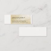 Carte De Visite Mini Moderne Abstrait Arrière - plan professionnel Plai (Devant / Derrière)