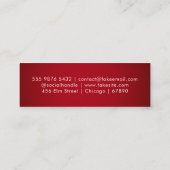 Carte de visite mini moderne avec QR Code (Dos)