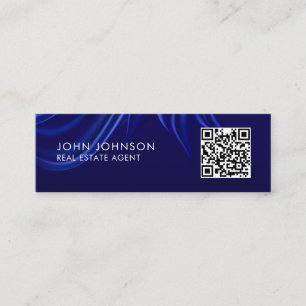 Carte de visite mini moderne avec QR Code