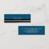 Carte De Visite Mini Moderne Élégant Professionnel, Masculin, Gratuit (Devant / Derrière)