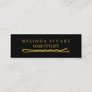 Carte De Visite Mini Moderne minimaliste chic élégante liste de cheve
