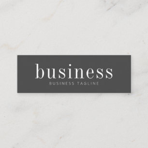 Carte De Visite Mini Moderne minimaliste Élégant Simple Chic Scan QR Co