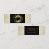 Carte De Visite Mini Moderne professionnel élégant (Devant / Derrière)