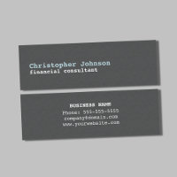 Moderne Simple Texture Grey Blue Consultant