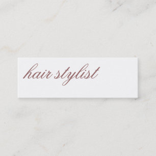 Carte De Visite Mini Moderne Simple Trend Hair Stylliste Minimaliste Sc