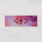 Carte De Visite Mini MON MONOGRAM violet violet violet violet violet fu (Dos)