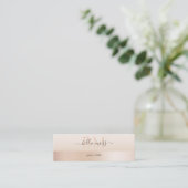 Carte De Visite Mini monogramme (Debout devant)