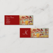 CARTE DE VISITE MINI MONOGRAMME DE CONSTRUCTION ARCHITECTURALE (Devant / Derrière)