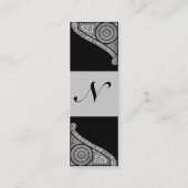 CARTE DE VISITE MINI MONOGRAMME DE RENAISSANCE (Dos)