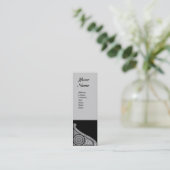 CARTE DE VISITE MINI MONOGRAMME DE RENAISSANCE (Debout devant)