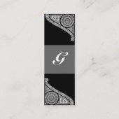 CARTE DE VISITE MINI MONOGRAMME DE RENAISSANCE (Dos)