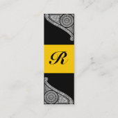 CARTE DE VISITE MINI MONOGRAMME DE RENAISSANCE (Dos)