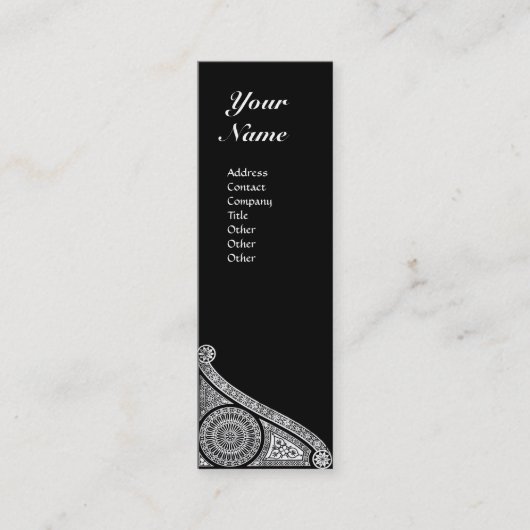 CARTE DE VISITE MINI MONOGRAMME DE RENAISSANCE 3 (Devant)