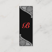 CARTE DE VISITE MINI MONOGRAMME DE RENAISSANCE 3 (Dos)