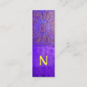 CARTE DE VISITE MINI MONOGRAMME D'ÉTOILES DU MATIN (Dos)