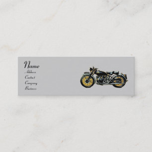 Carte De Visite Mini MONOGRAMME MOTOCYCLES vintages