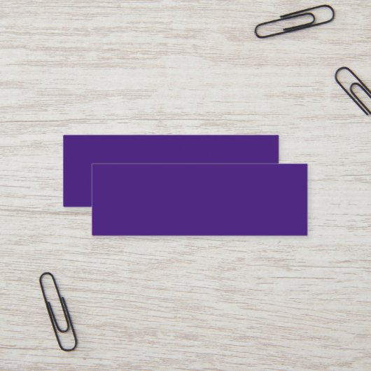Carte de visite Mini Monster Purple (Devant/Arrière en situation)