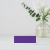 Carte de visite Mini Monster Purple (Debout devant)