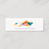 Carte De Visite Mini montagnes Abstraites (Devant)