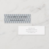 Carte De Visite Mini Motif botanique | Photographe (Devant / Derrière)