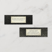 Carte De Visite Mini Motif chic (Devant / Derrière)