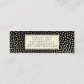 Carte De Visite Mini Motif chic (Dos)