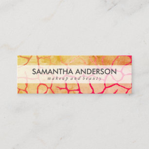 Carte De Visite Mini Motif Chic Contemporain