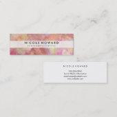 Carte De Visite Mini Motif contemporain (Devant / Derrière)