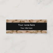 Carte De Visite Mini Motif du Camouflage du désert, Motif militaire, Ar (Dos)