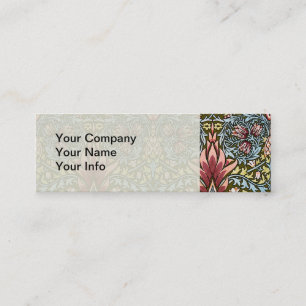 Carte De Visite Mini Motif floral à tête de serpent de William Morris