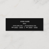 Carte De Visite Mini Motif géométrique (Dos)