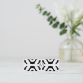 Carte De Visite Mini Motif géométrique (Debout devant)