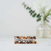 Carte De Visite Mini motif papillon Brown (Debout devant)