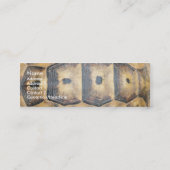 Carte De Visite Mini Motif Tortoise Shell (Dos)