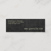 Carte De Visite Mini Motifs (Dos)