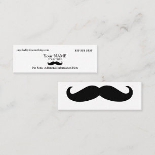 Carte De Visite Mini Moustache